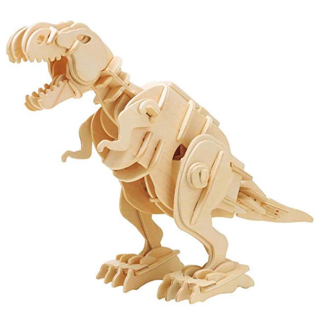 ROBOTIME Walking Trex Dinosaur 3D Wooden Craft Kit Puzzle