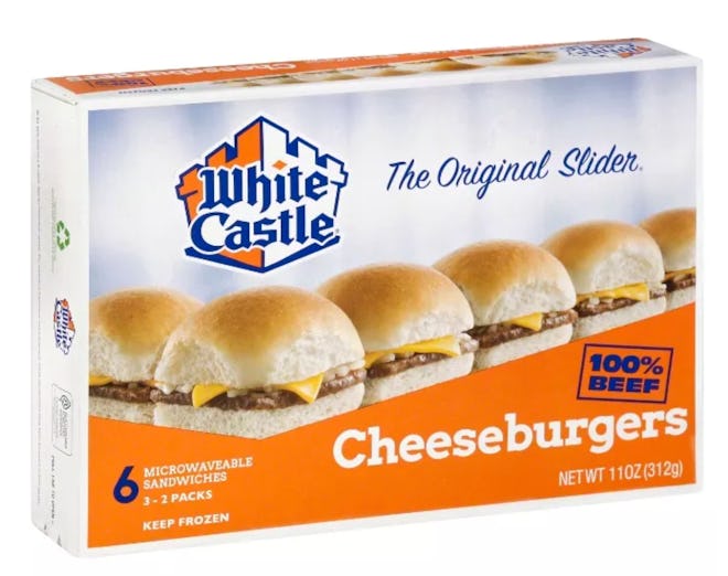 White Castle Microwaveable Frozen Cheeseburgers