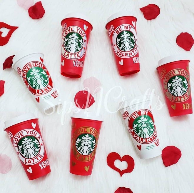 Valentine's Day Starbucks Cup