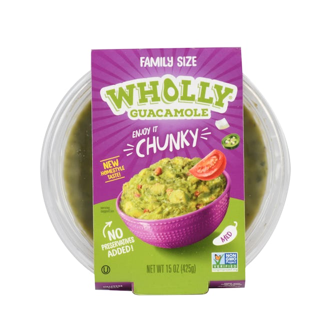 Whole Guacamole Homestyle Chunky Medium dip is a Super Bowl appetizer from Walmart.