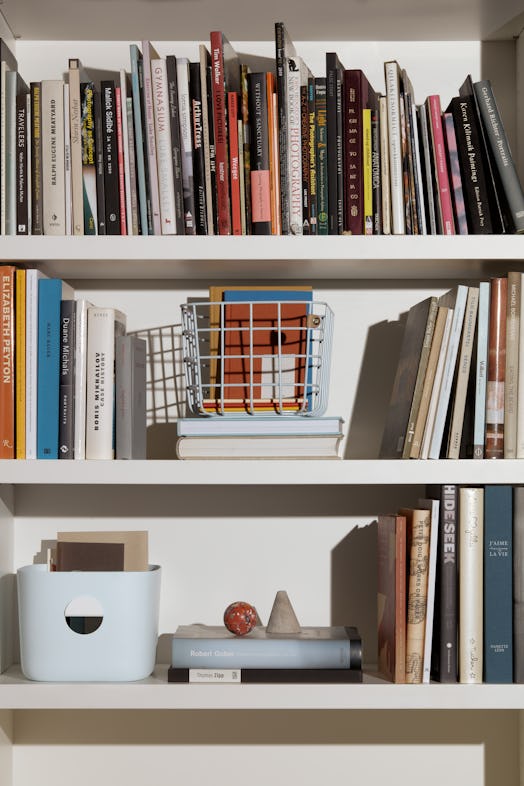 Basket and bin from home organization brand, Open Spaces.