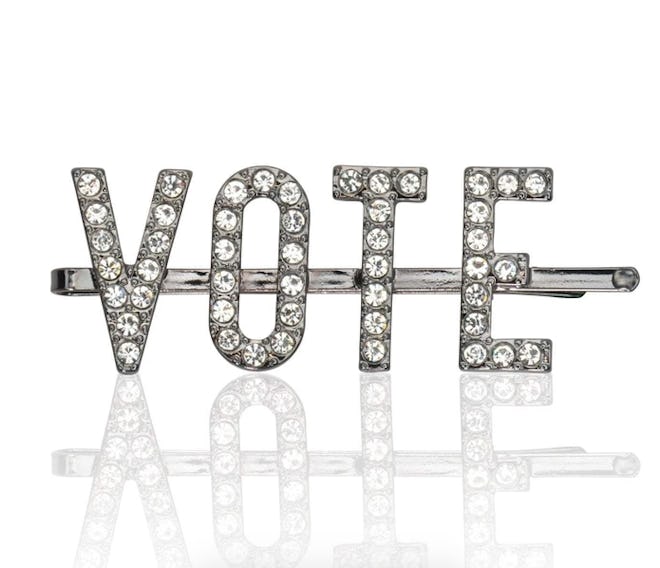 Kitsch x Justine Marjan VOTE Rhinestone Bobby Pin