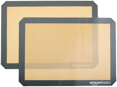 AmazonBasics Silicone Baking Mat Sheet (Set of 2)