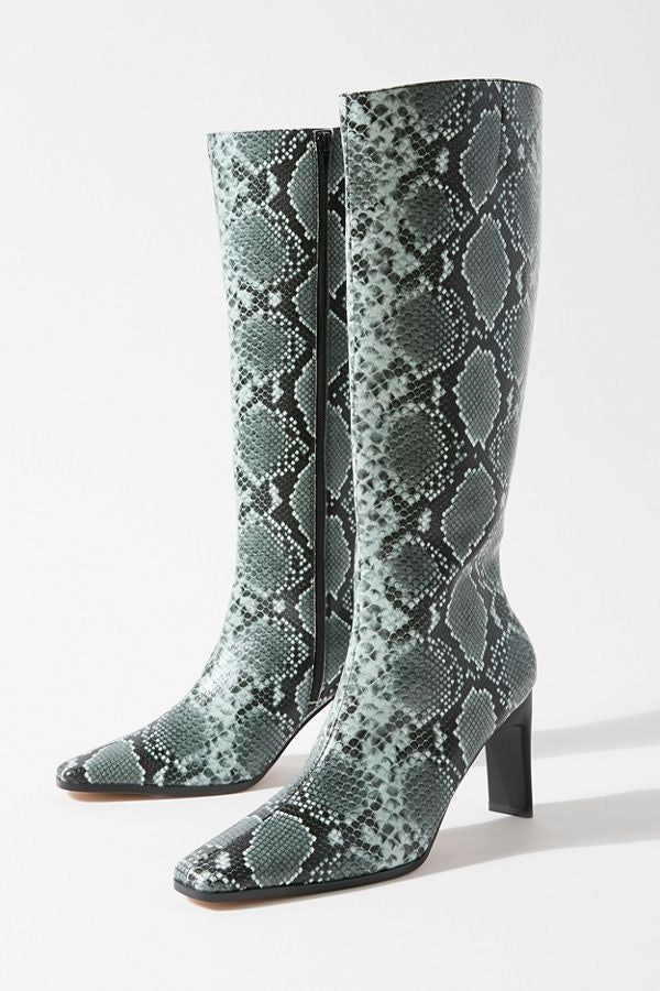 tall snakeskin boots
