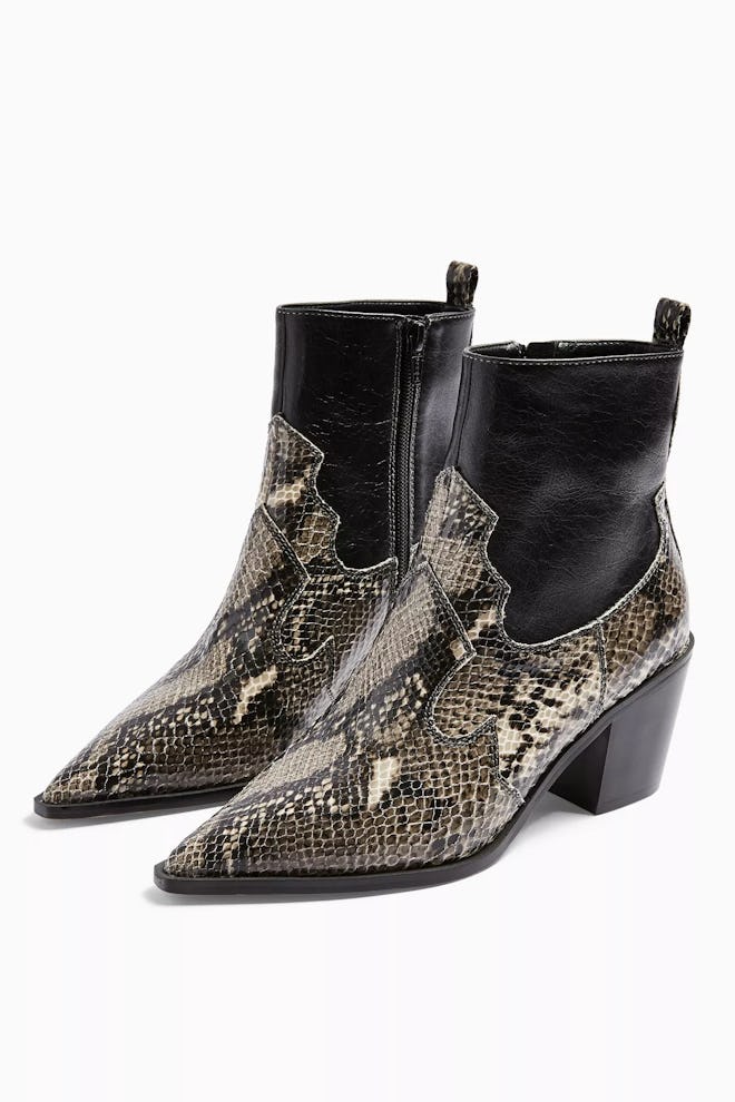 Snake Western Boots