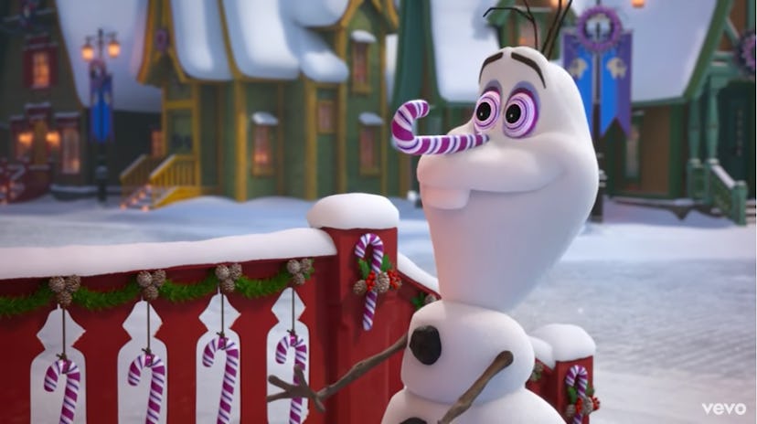 Kids love Olaf for his sweet disposition and his naivety. 