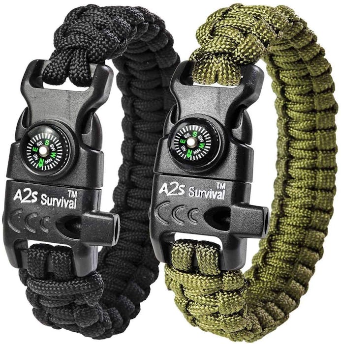 A2S Protection Paracord Bracelet (2-Pack)