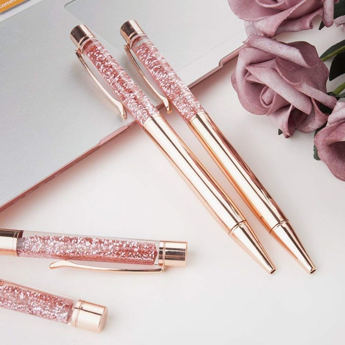 BYSOU Rose Gold Metal Pens