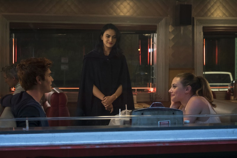 KJ Apa as Archie, Camila Mendes as Veronica and Lili Reinhart as Betty in 'Riverdale'