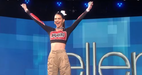 Kendall Jenner gets a 'Cheer' lesson.