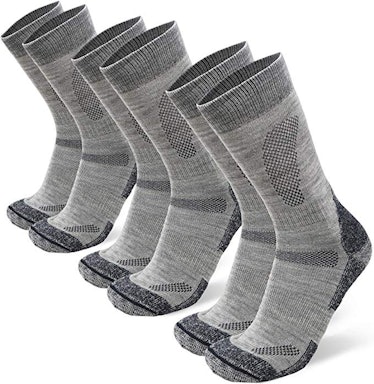 Danish Endurance Merino Wool Hiking Socks for Men And Women (3-Pack)