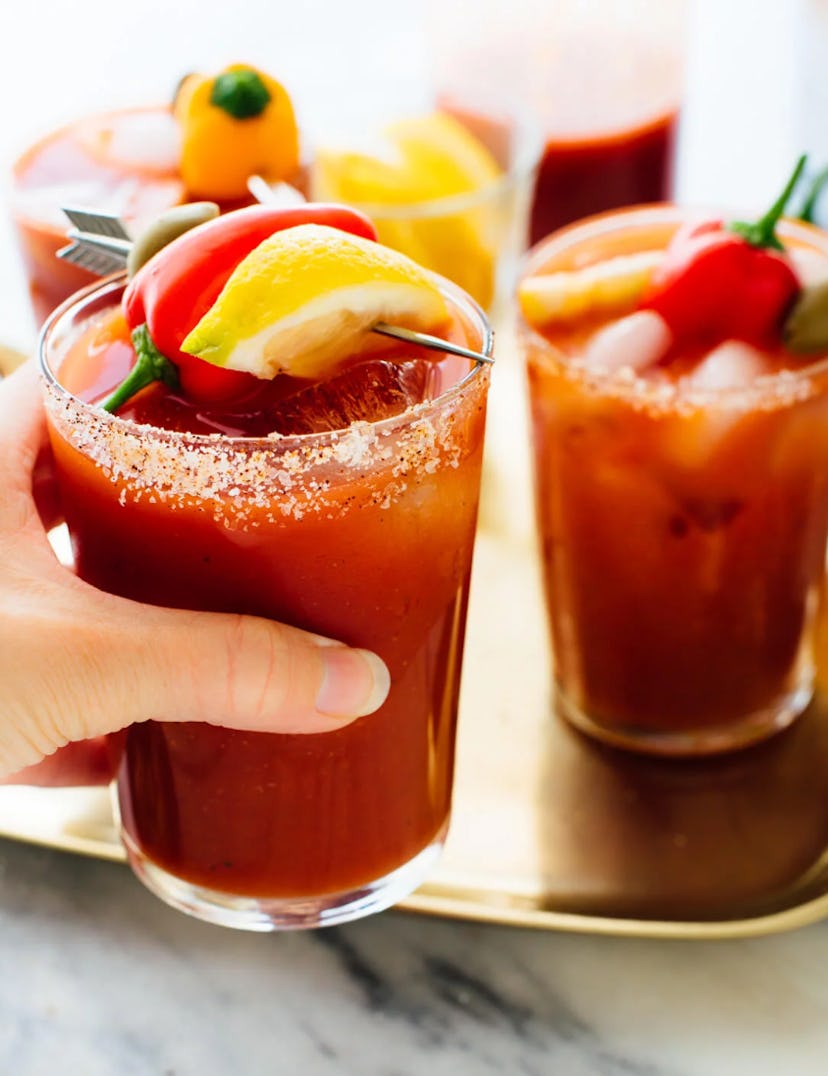 Cookie and Kate's bloody mary recipe is perfect for Super Bowl watch parties.