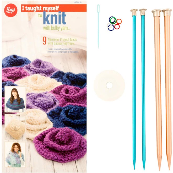 Boye Yarn Knitting for Beginners Kit