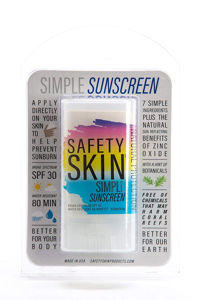 Safety Skin Simple Sunscreen SPF 30 Mineral Sunscreen Stick