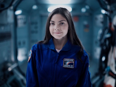 Alyssa Carson in her Mission Mars suit