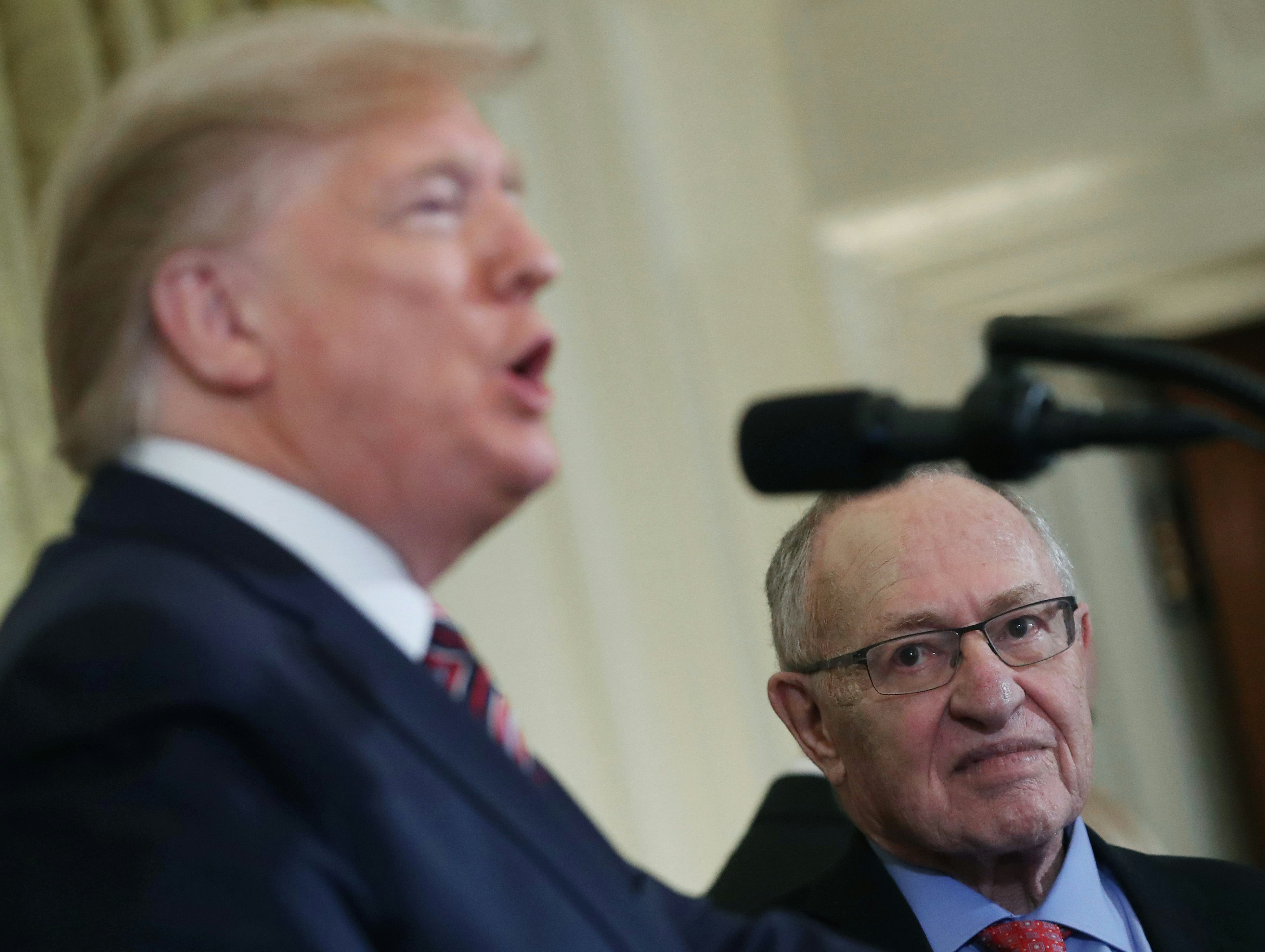 Trump has employed the services of constitutional law expert Alan Dershowitz.