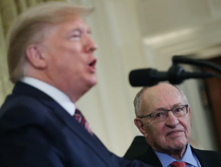 Trump has employed the services of constitutional law expert Alan Dershowitz.