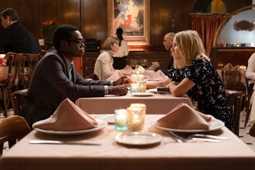 William Jackson Harper as Chidi and Kristen Bell as Eleanor in 'The Good Place' series finale