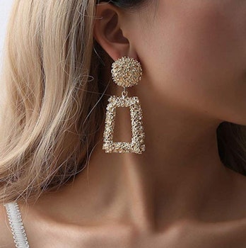 ATIMIGO Statement Drop Earrings