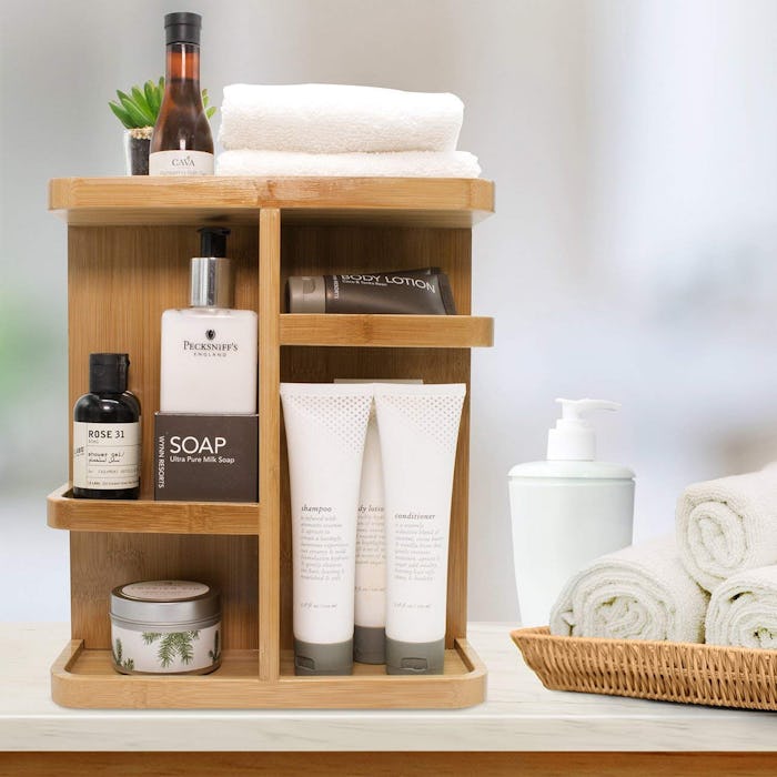 Sorbus Bamboo Cosmetic Organizer