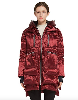 Orolay Women's Thickened Hooded Down Jacket