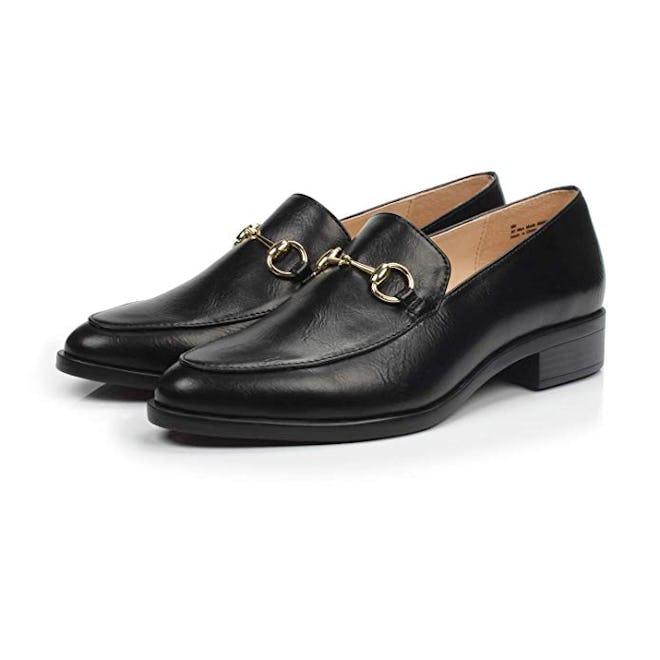 DUNION Chain Decorated Penny Loafers