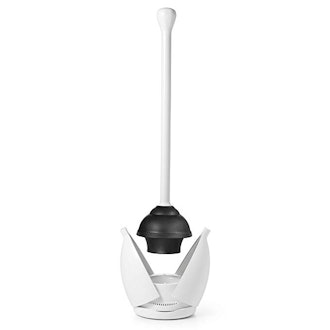 NEW OXO Good Grips Toilet Plunger with Holder