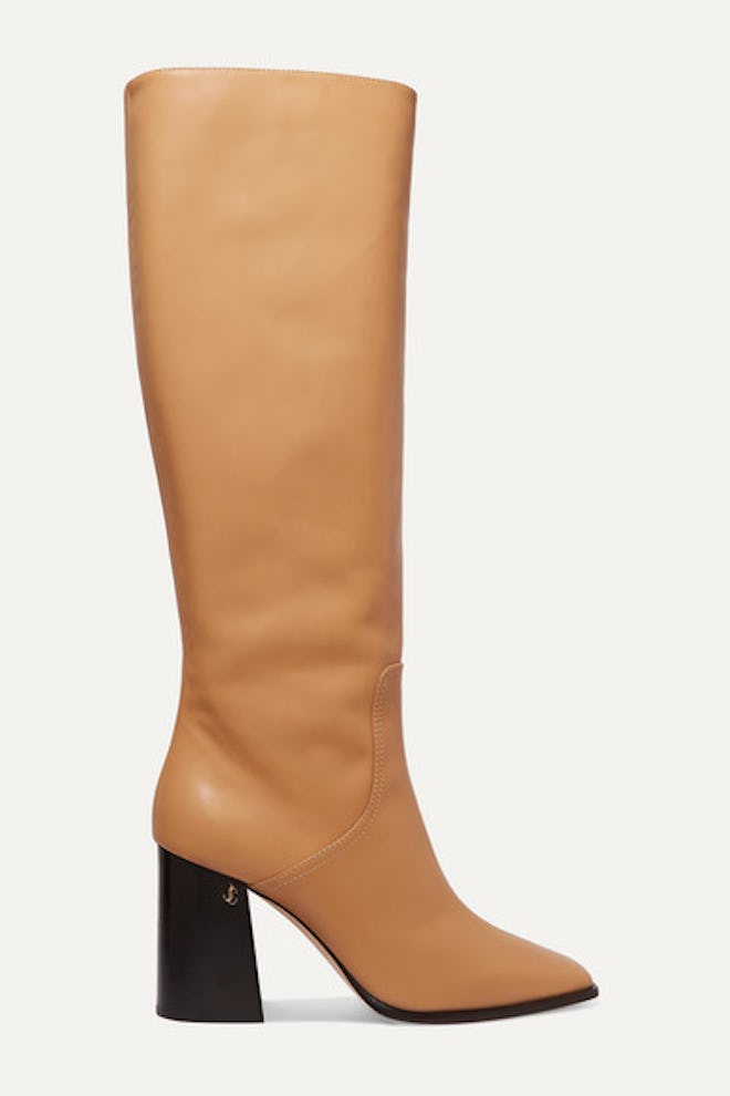 Brionne 85 Leather Knee Boots