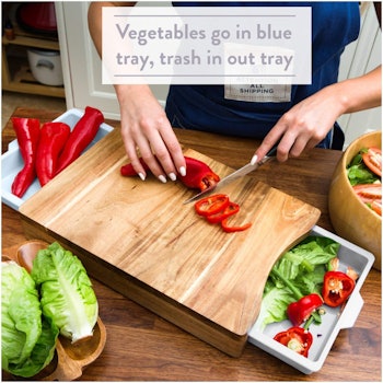 Kristie's Kitchen Chopping Board with Tray