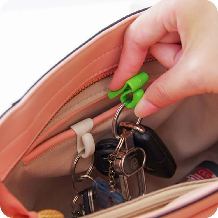 Assorted Color Handbag Key Organizer Key Clips