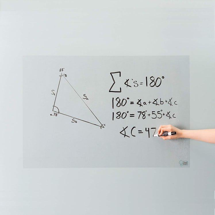 Think Board Clear Self-Adhesive Whiteboard Wall Sticker