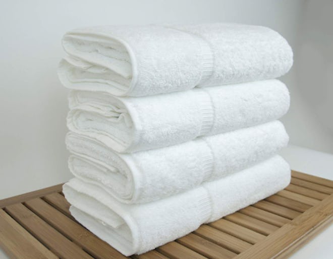 Luxury Hotel & Spa Bath Towel 100% Genuine Turkish Cotton (Set Of 4)