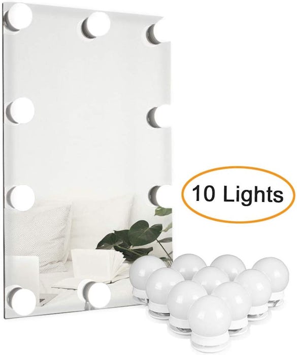 Waneway DIY Hollywood Lighted Makeup Vanity Mirror