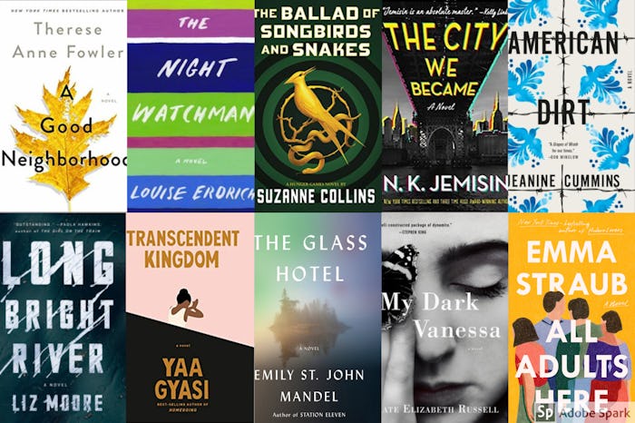 Covers of the 10 most anticipated books of 2020, according to Goodreads.
