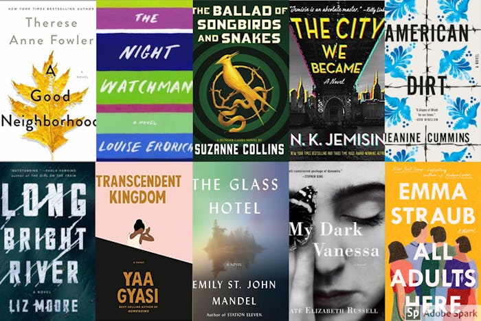 Covers of the 10 most anticipated books of 2020, according to Goodreads. 