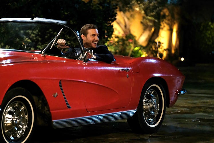 Bachelor Peter before he hands out his first impression rose during the premiere