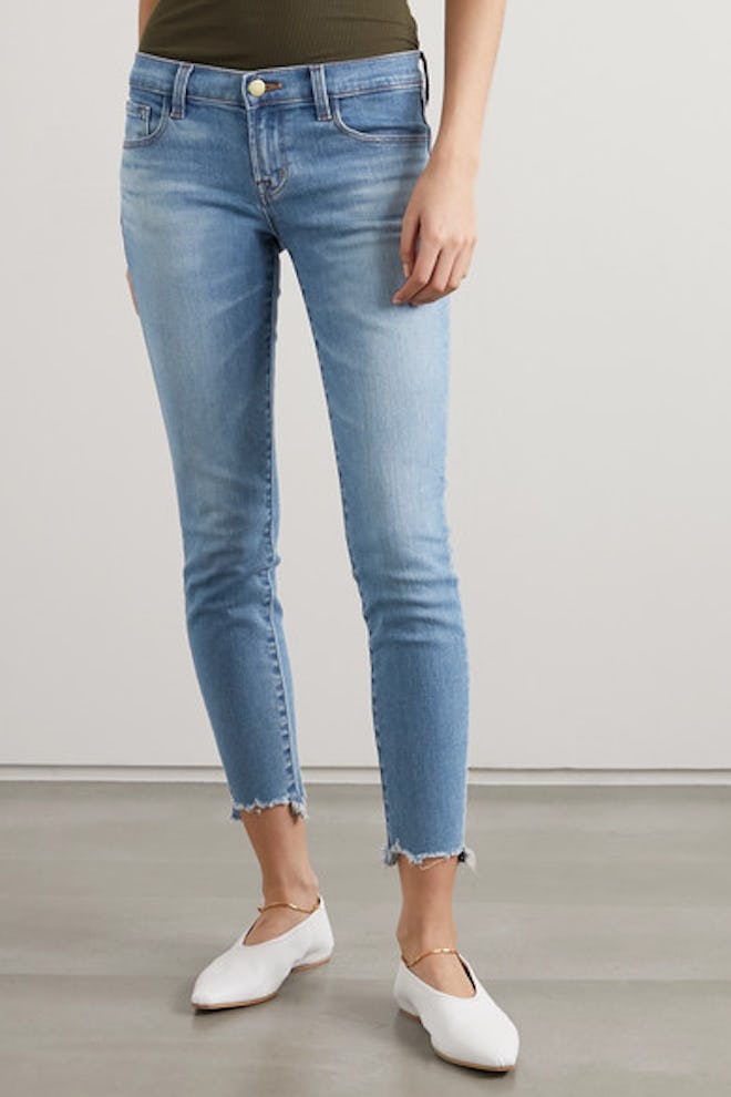 Cropped Low-Rise Jeans