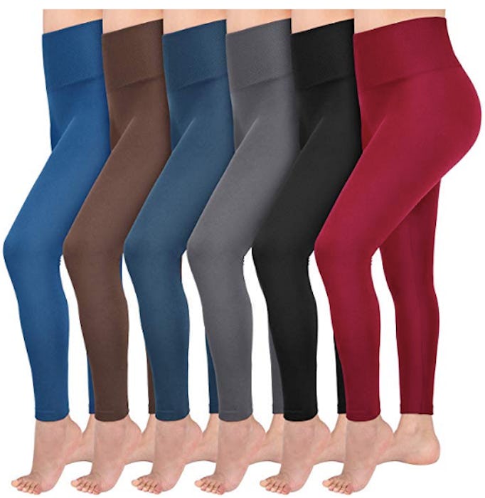 Abodhu Fleece Lined Leggings (6-Pack)