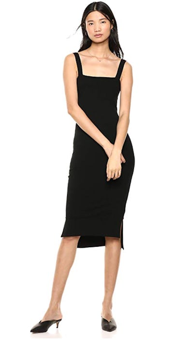 The Drop Women's Amelia Square Neck Strappy Body Con Midi Tank Dress