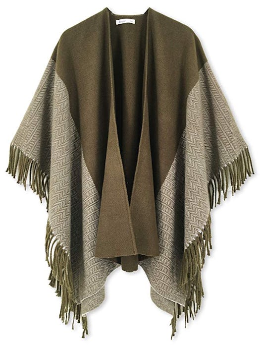 Moss Rose Women Poncho Shawl