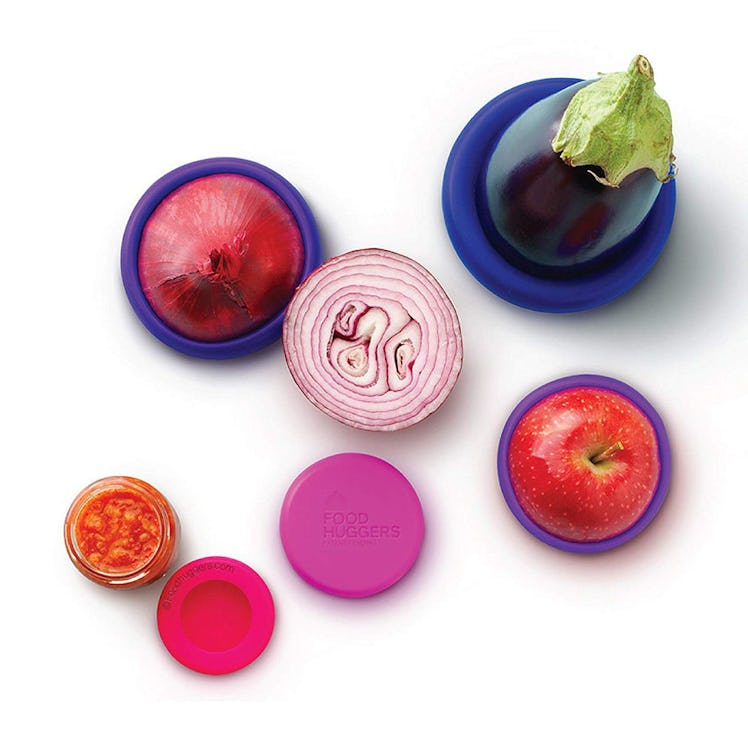 Food Huggers Silicone Food Savers (5-Piece Set)