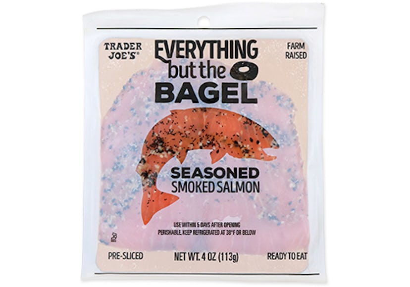Use this Trader Joe's smoked salmon for a big flavor bagel sandwich. 