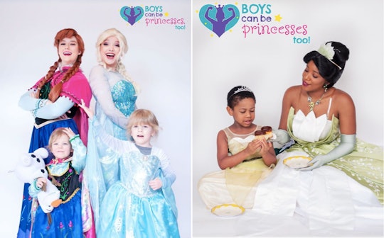 A photographer created an empowering photo series of boys dressed as princesses. 