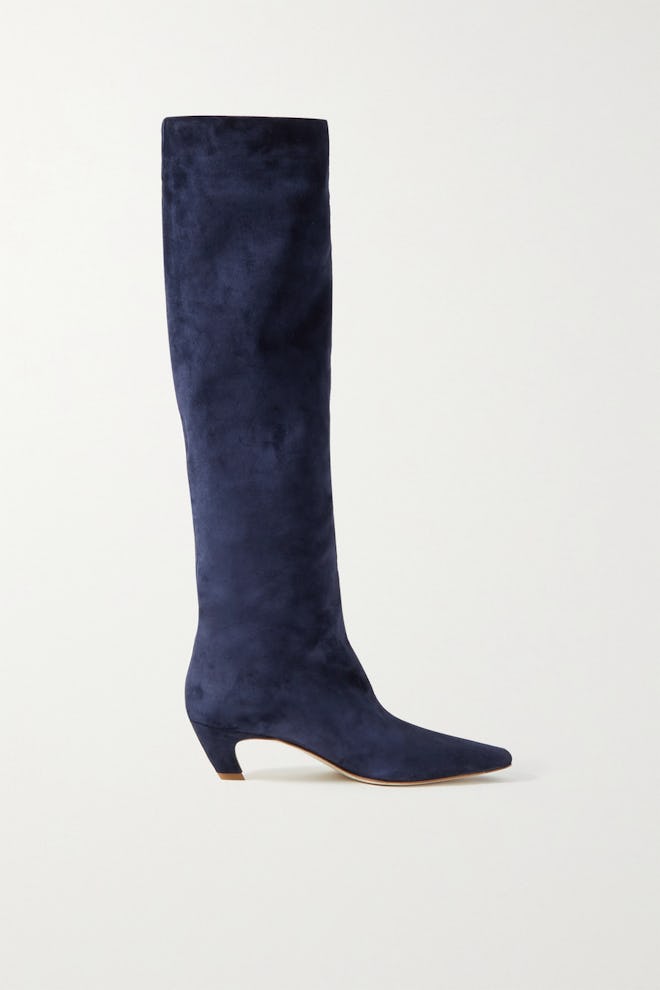 Suede Knee Boots