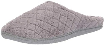 Dearfoams Quilted Microfiber Terry Clog Slipper