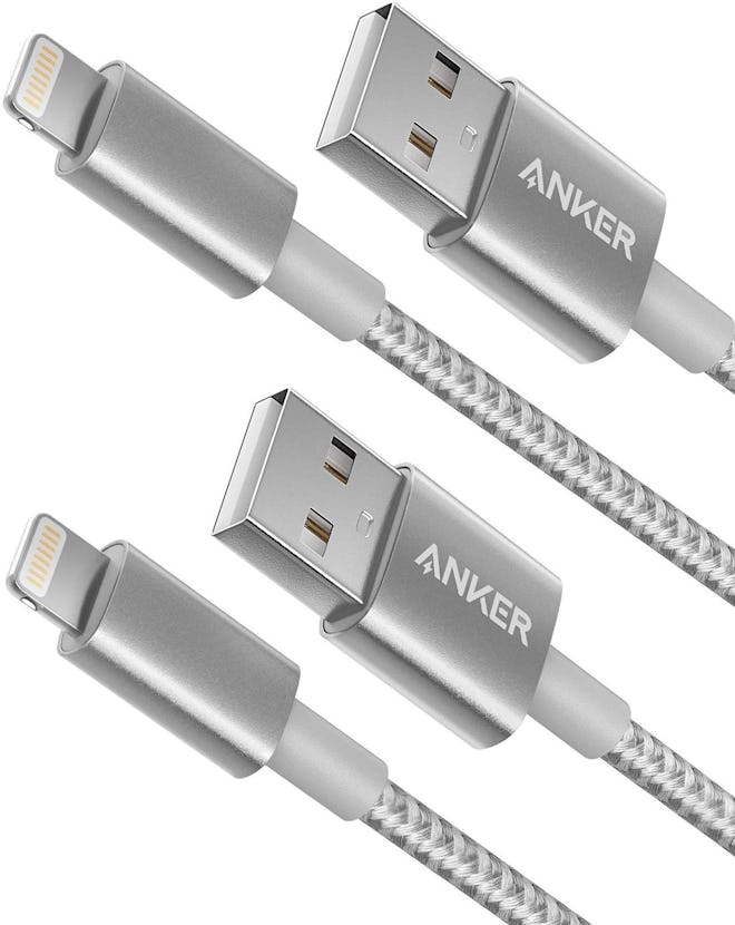 Anker 6ft Premium Nylon Lightning Cable (2-Pack)