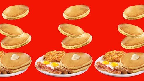 Denny's new Super Duper Slam meal comes with endless pancakes for under $7.
