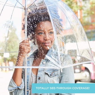 totes Women's Clear Bubble Umbrella