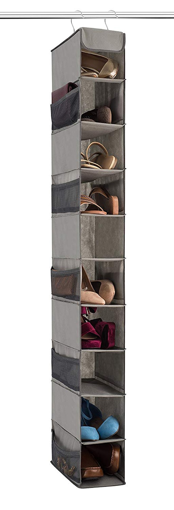 Zober 10-Shelf Hanging Shoe Organizer