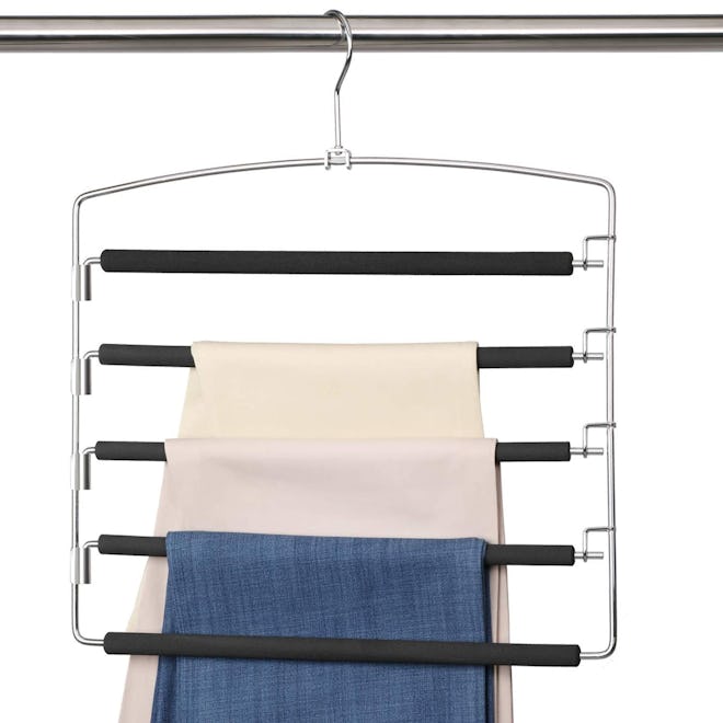 Meetu Pants Hangers With 5 Layers 